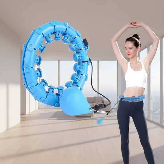 Weighted Hula Hoop – Adjustable Fit Hoop for Weight Loss