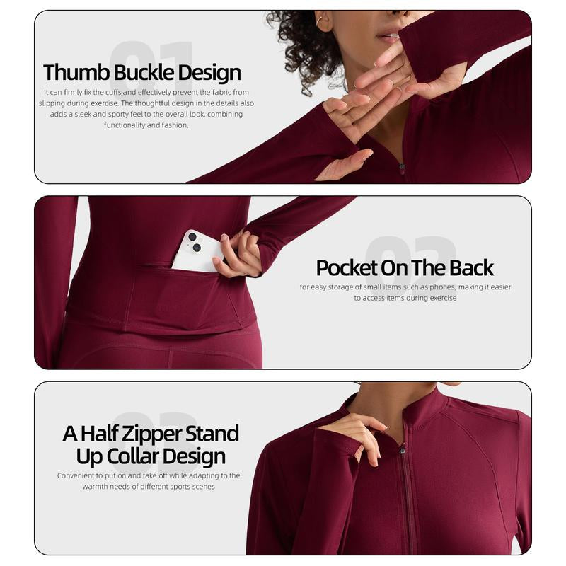 CHRLEISURE Women'S Suit Workout Set Yoga Outfit Activewear for Daily Wear with Long Sleeve Top & High-Waisted Leggings